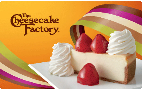 The Cheesecake Factory Gift Card Online