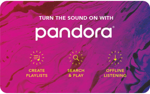 Pandora Gift Card Online