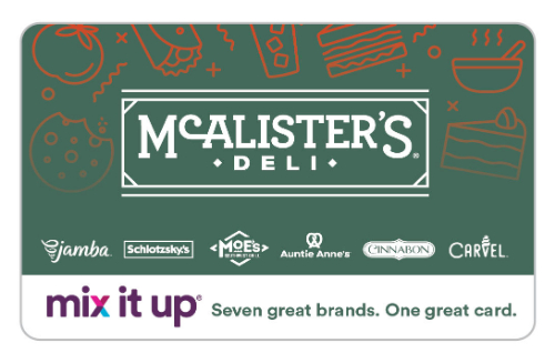 McAlister's Deli Gift Card Online