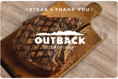 Outback Steakhouse Gift Card Online